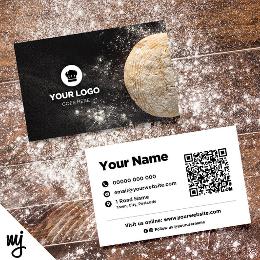 Custom Business Card Printing | Bakery Cake Bread Shop Food Cafe Business 03