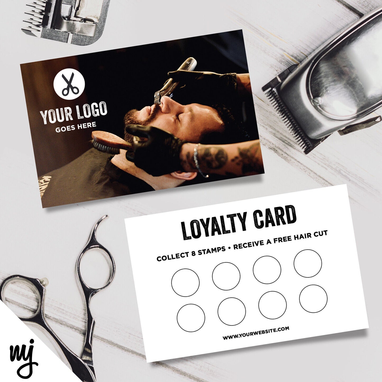 Custom Loyalty Card Printing | Barber / Salon / Hairdresser Business 08