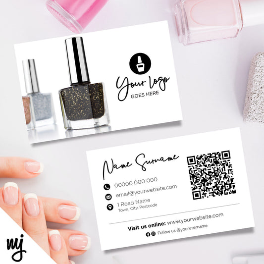 Custom Business Card Printing | Nail Artist Beauty Therapist Business 05