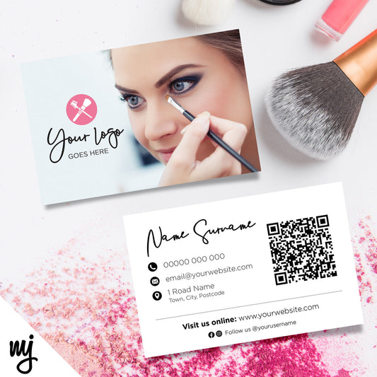 Custom Business Card Printing | Make Up Artist Beauty Therapy Business 08