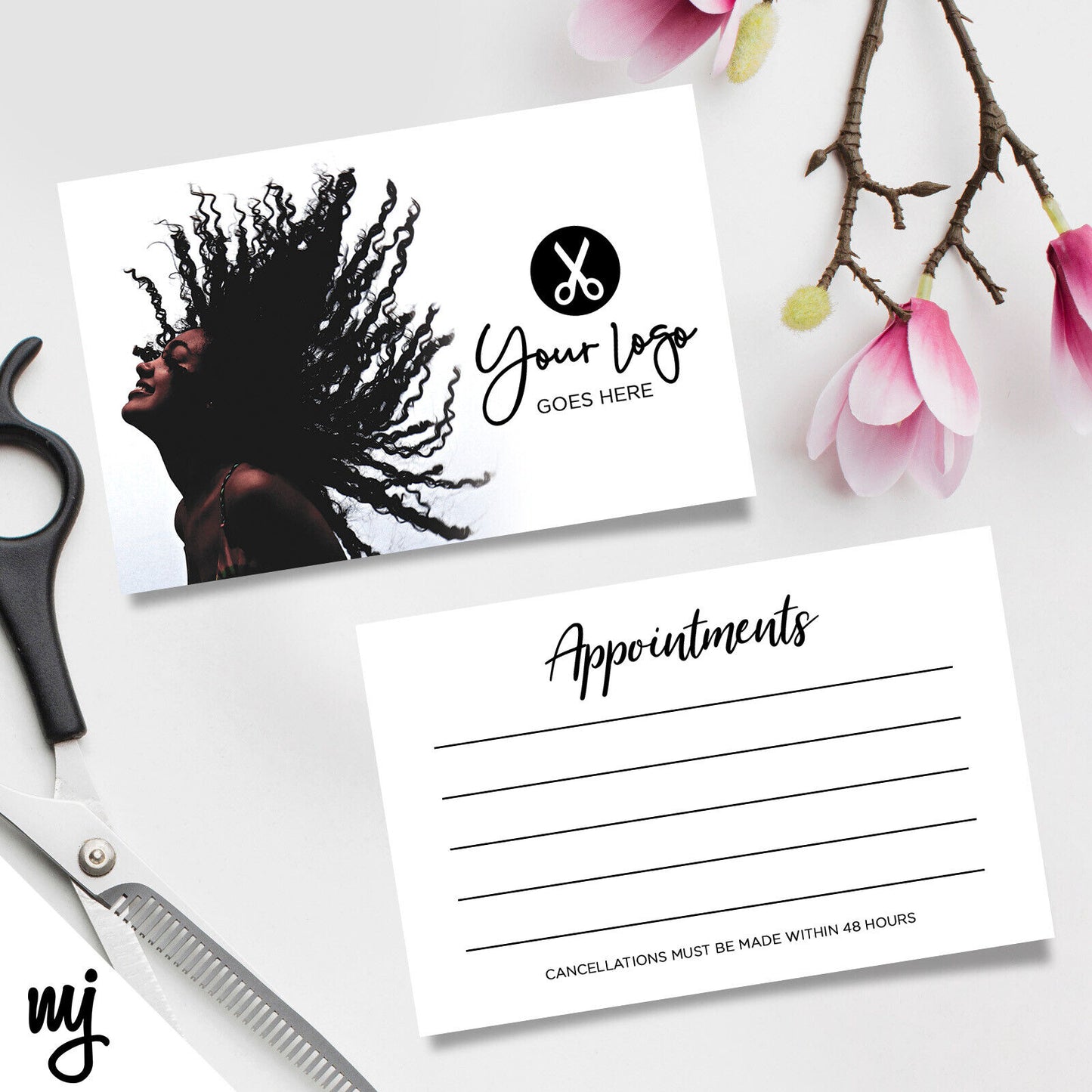 Salon Appointment Cards