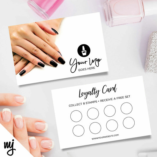 Custom Loyalty Card Printing | Nail Artist Beauty Therapist Business 06