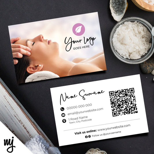 Custom Business Card Printing | Massage Masseur Beauty Therapist Health 03