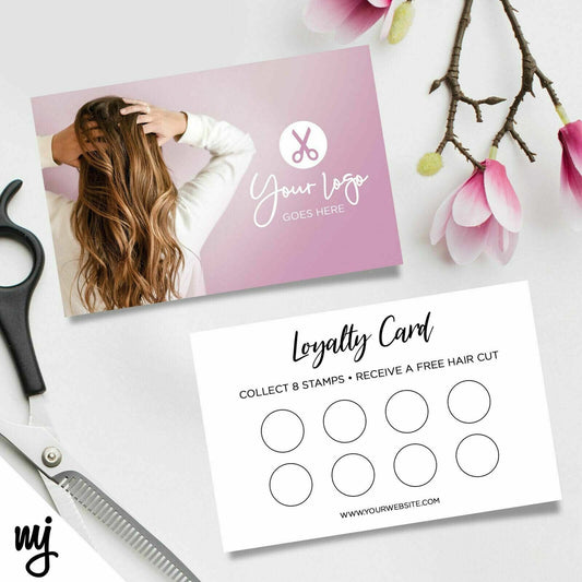 Custom Loyalty Card Printing | Salon / Barber / Hair Hairdresser Business