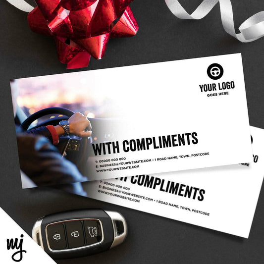 Custom Compliment Slip Printing | Car Vehicle Valet Clean Showroom Auto 02