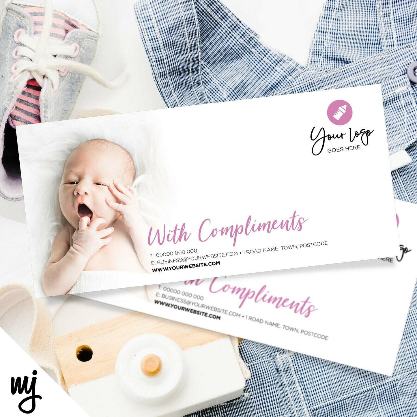 Custom Compliment Slip Printing | Baby Newborn Clothing Supplies Business 02